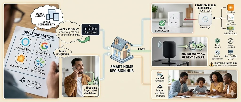 Smart home device longevity — local control and Matter certification explained